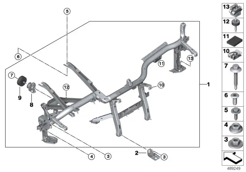 BMW Clip für Drehverschluss F97 F98 G01 G02 07149495079 - Bildpos