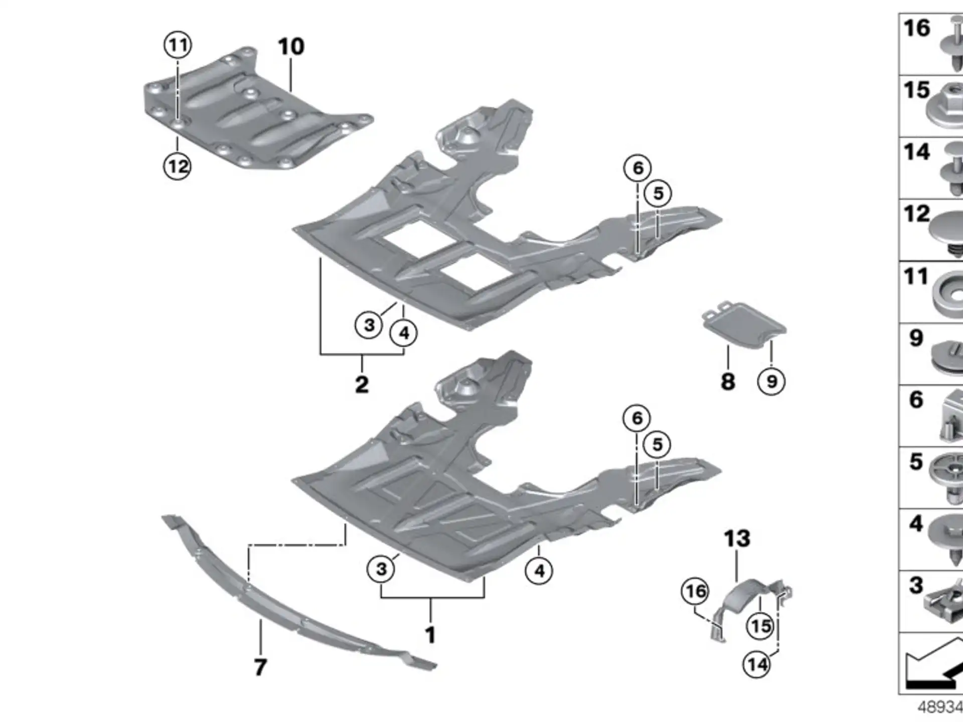 BMW Clip F20 F21 F22 F23 F31 F32 F33 F34 F36 07147329122