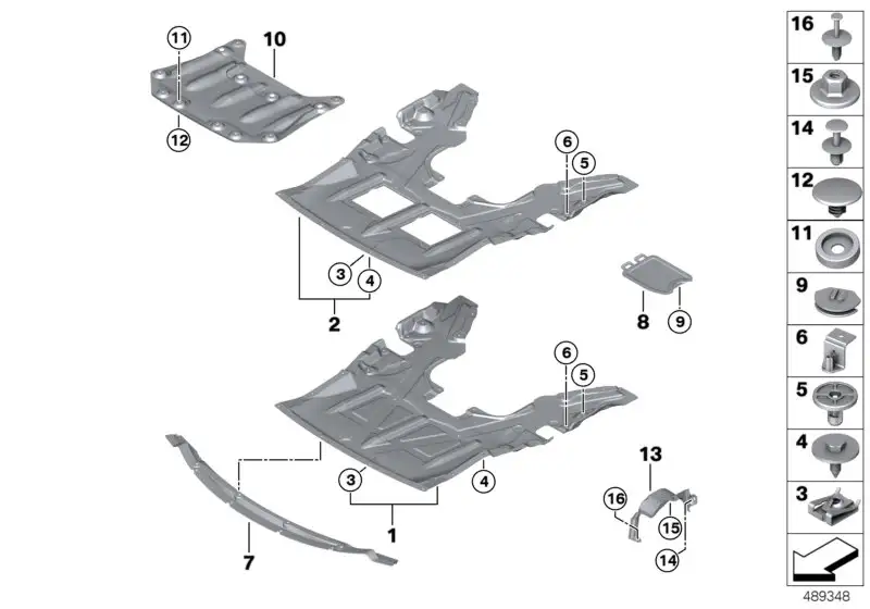 BMW Motorraumabschirmung Allrad F20 F21 F22 F23 F30 F31 F32 F33 F