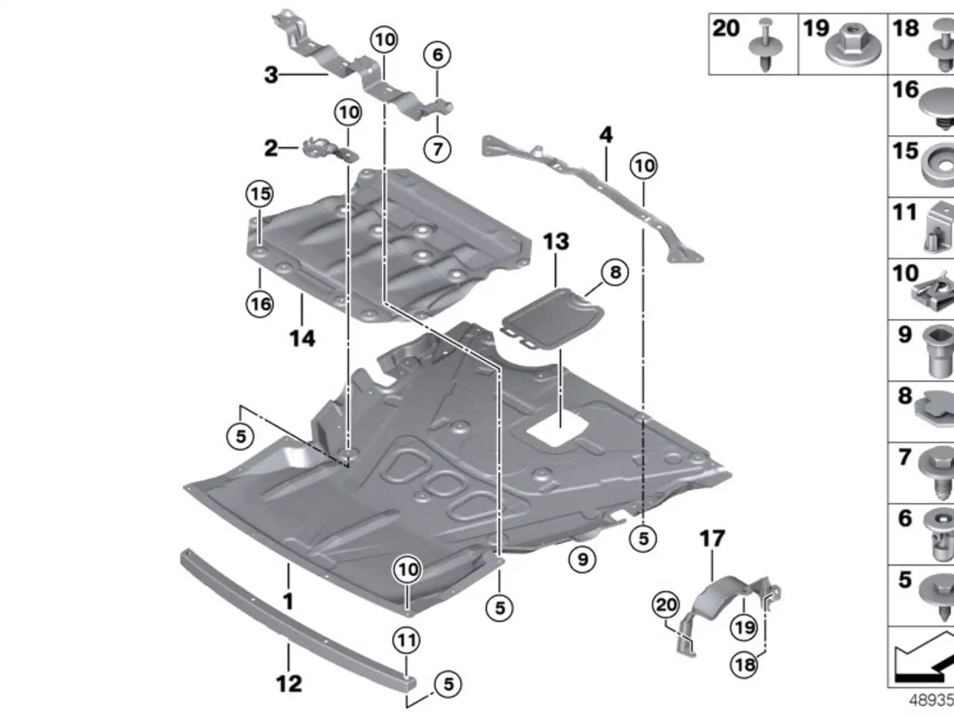 BMW Drehclip F20 F21 F22 F23 F30 F31 F32 F33 F34 F36 F80 F82 F83 51717376340