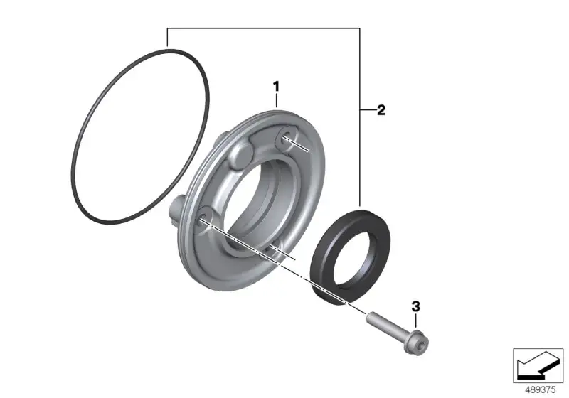 BMW Deckel K08 K09 11148552224