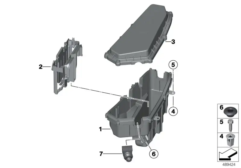 BMW Deckel E-Box F20 F21 F22 F23 F30 F31 F32 F33 F34 F36 12908509
