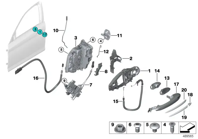 BMW Linsensenkschraube 07147437063 - Bildposition 06