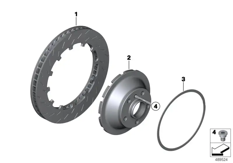 BMW Bremsscheibe links 34108416725