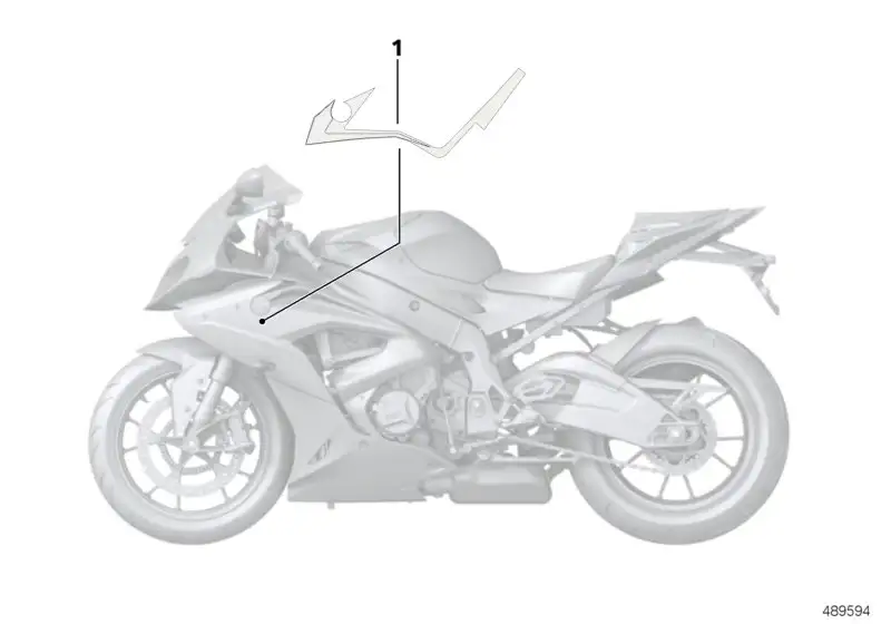 BMW Dekor links K46 51148537603