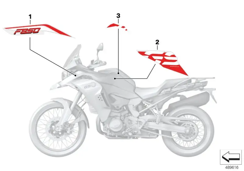 BMW Dekor rechts K82 51148396652