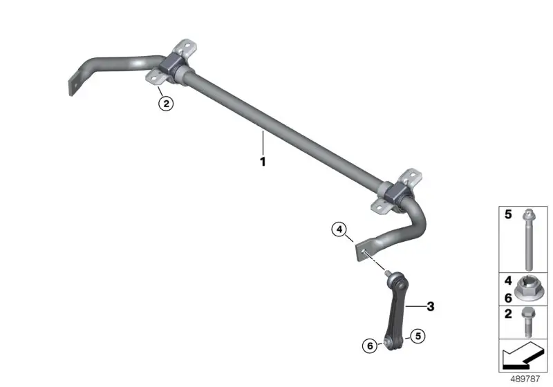 BMW Stabilisator hinten F90 33557856913