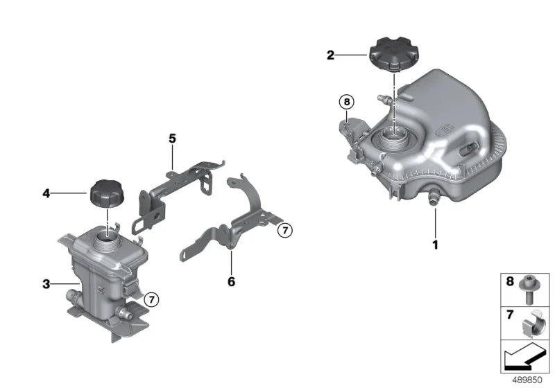 BMW ISA-Schraube F90 F91 F92 F93 G11 G12 G14 G15 G16 G30 R60 R61 07129905186