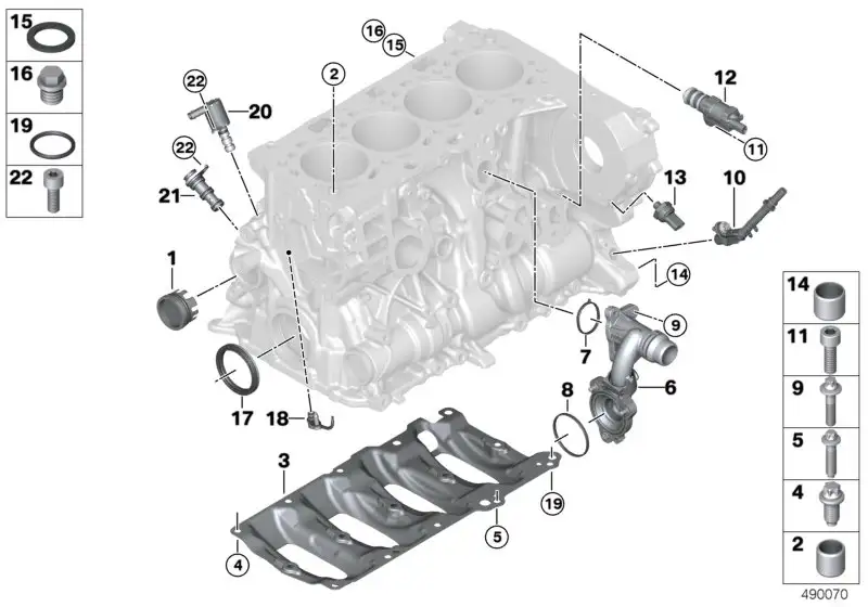 BMW Steuerventil Kolbenkühlung 11428490015 - Bildposition 20