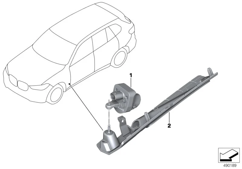BMW Halter Lichtmodul rechts G07 63147946674