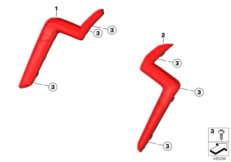 BMW Heckleuchte Koffer rechts 63218560180