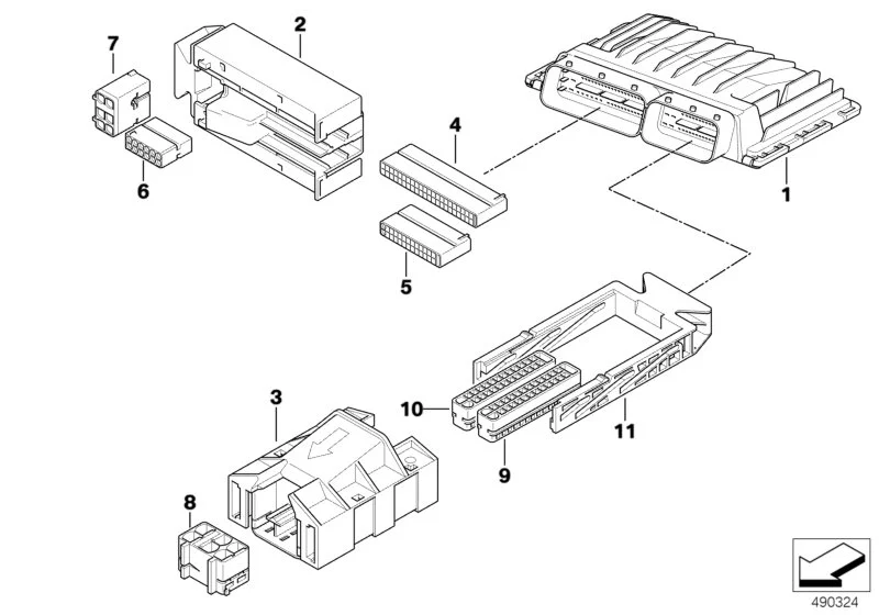 BMW Buchsenkontakt MQS1.2 E36 E38 E39 E46 E52 E53 E60 E61 E63 E64 E65 E66 E81 E82 E83 E84 E85 E86 E87 E88 E89 E90 E91 E92 E93 F01 F02 F04 F06 F07 F10 F11 F12 F13 F15 F16 F20 F21 F25 F26 F30 F31 F32 F34 F39 F48 F85 F86 F90 G01 G02 G05 G11 G12 G20 G29 M40i 
