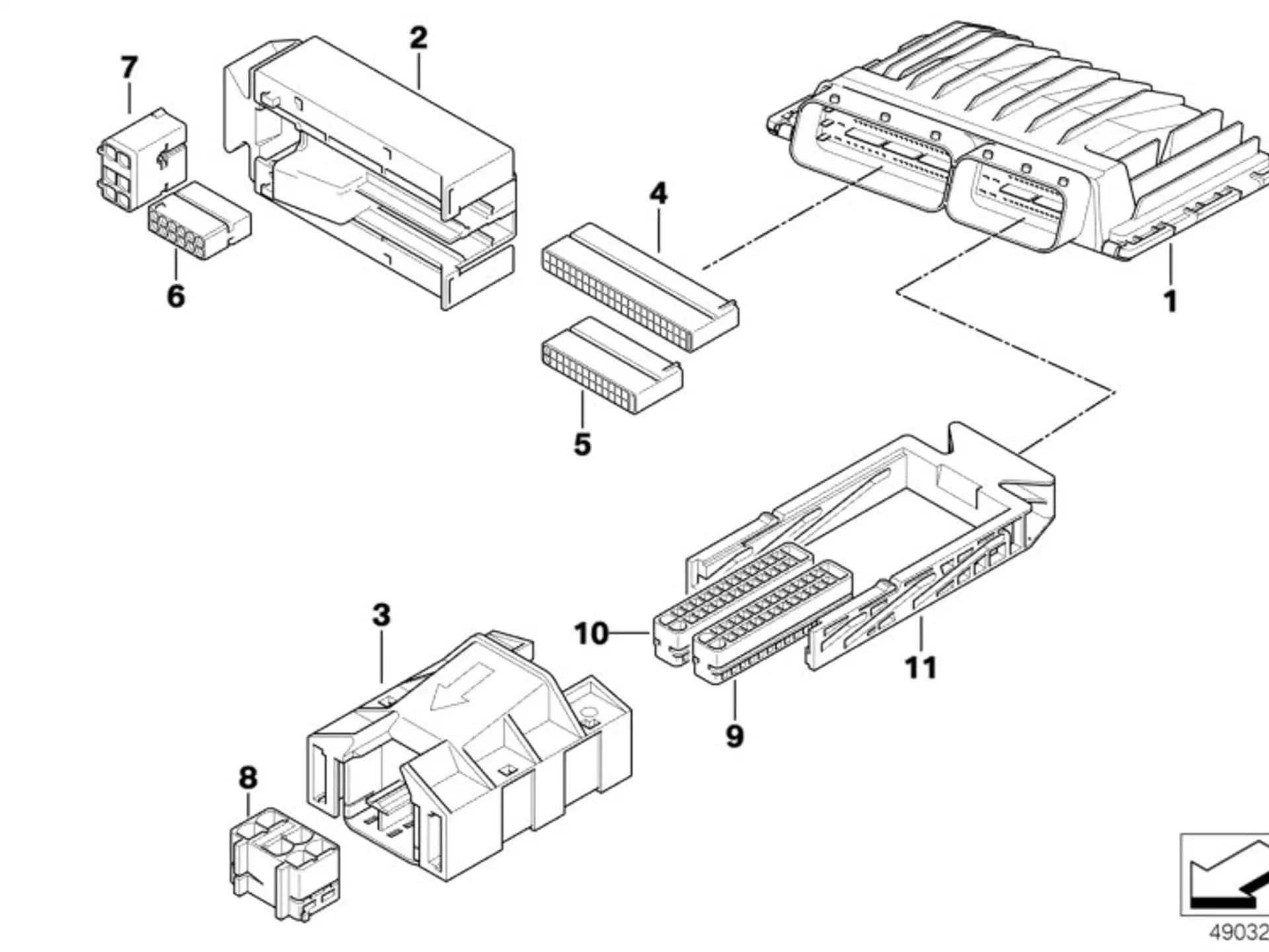 BMW Buchsenkontakt MQS1.2 E36 E38 E39 E46 E52 E53 E60 E61 E63 E64 E65 E66 E81 E82 E83 E84 E85 E86 E87 E88 E89 E90 E91 E92 E93 F01 F02 F04 F06 F07 F10 F11 F12 F13 F15 F16 F20 F21 F25 F26 F30 F31 F32 F34 F39 F48 F85 F86 F90 G01 G02 G05 G11 G12 G20 G29 M40i