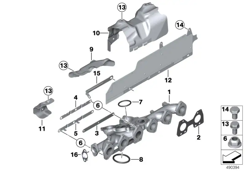 BMW Hitzeschild 11628506403 - Bildposition 10