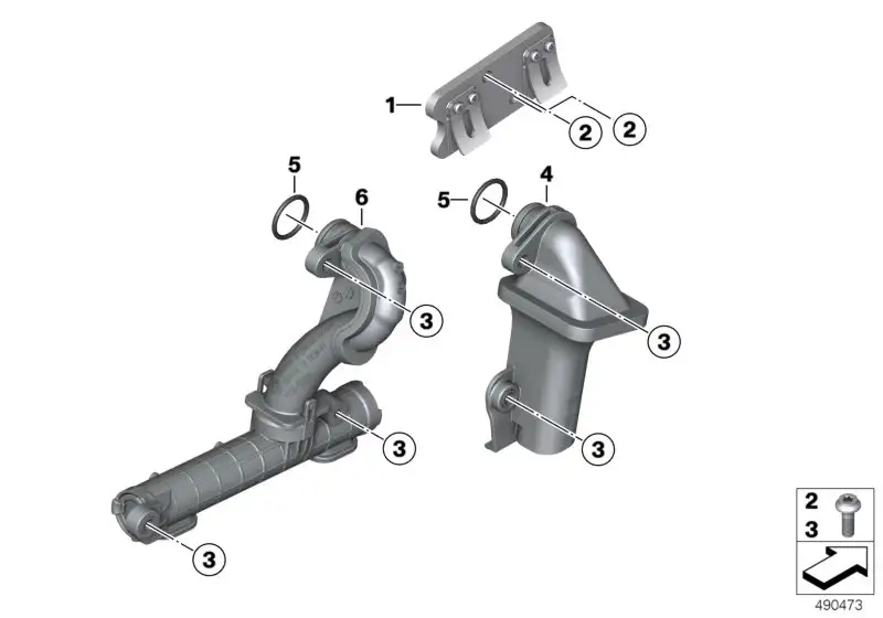 BMW Ansaugschnorchel Saugstufe K50 K51 K52 K53 K54 11418394439