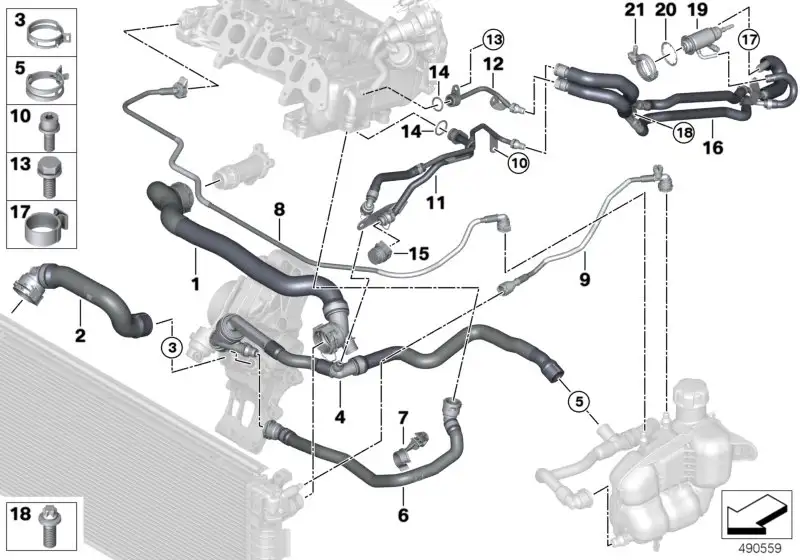 BMW Dosiereinheit F39 F20 F44 F45 F46 F48 G01 G02 G05 G20 G21 G30