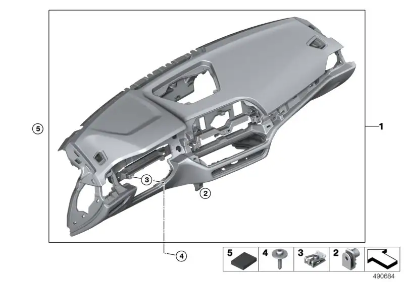 BMW Kombi-Linsenblechschraube F90 F91 F92 F93 F95 F96 F97 F98 G01
