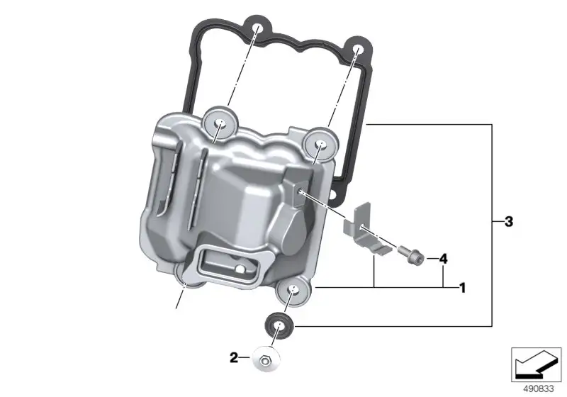 BMW Zylinderkopfhaube 11128552483