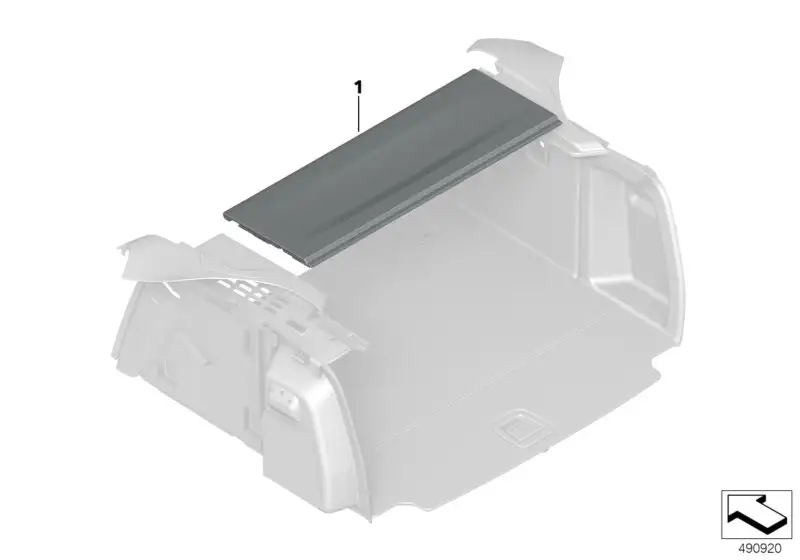 BMW Ablegeboden F98 G02 51477481881 - X4, X4 M /