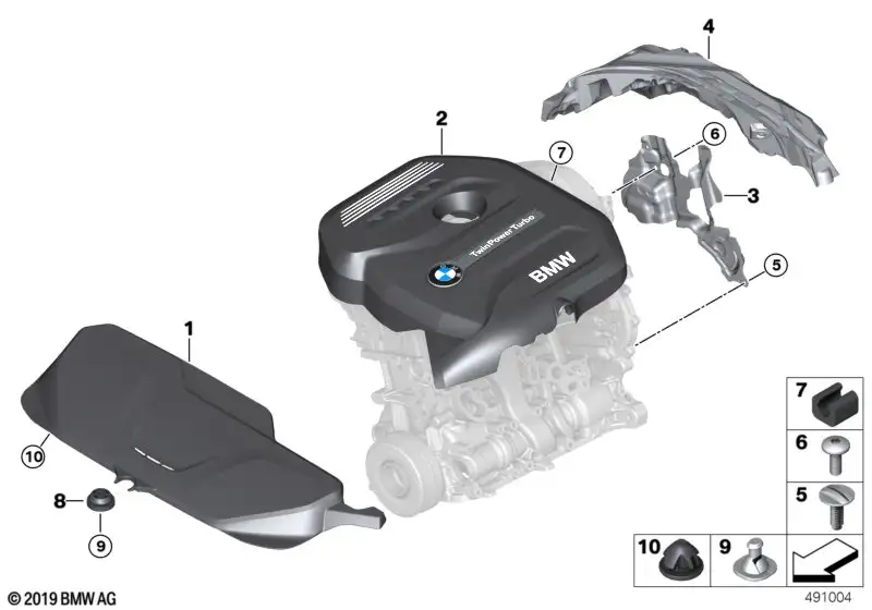 BMW Dämpfungsgummi 13537639983 - Bildposition 07