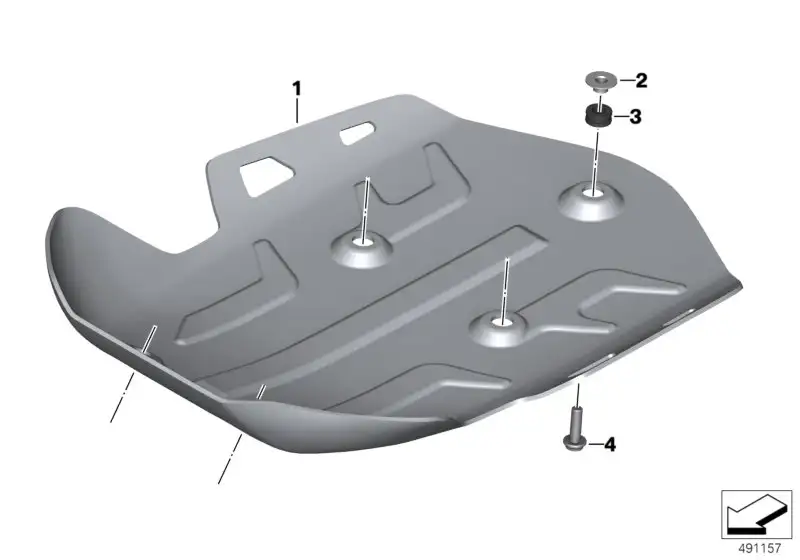 BMW Motorschutz K50 K51 11848485696