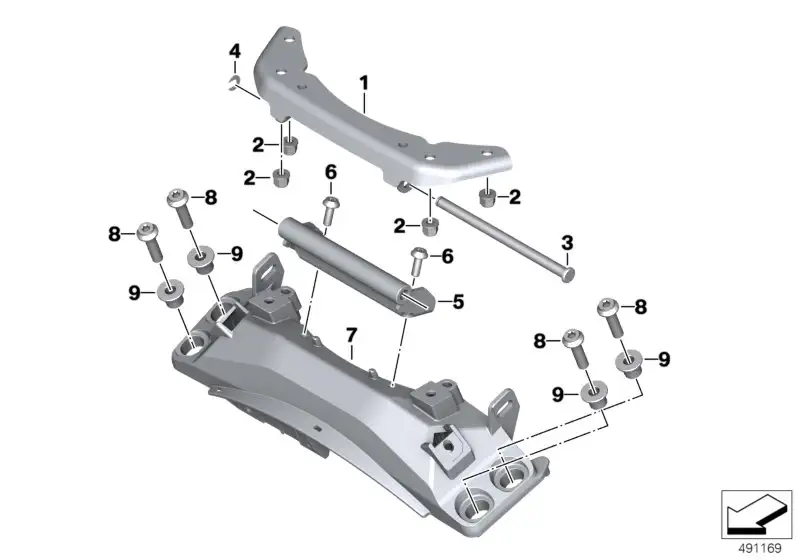 BMW Klappe K08 K09 52538566803