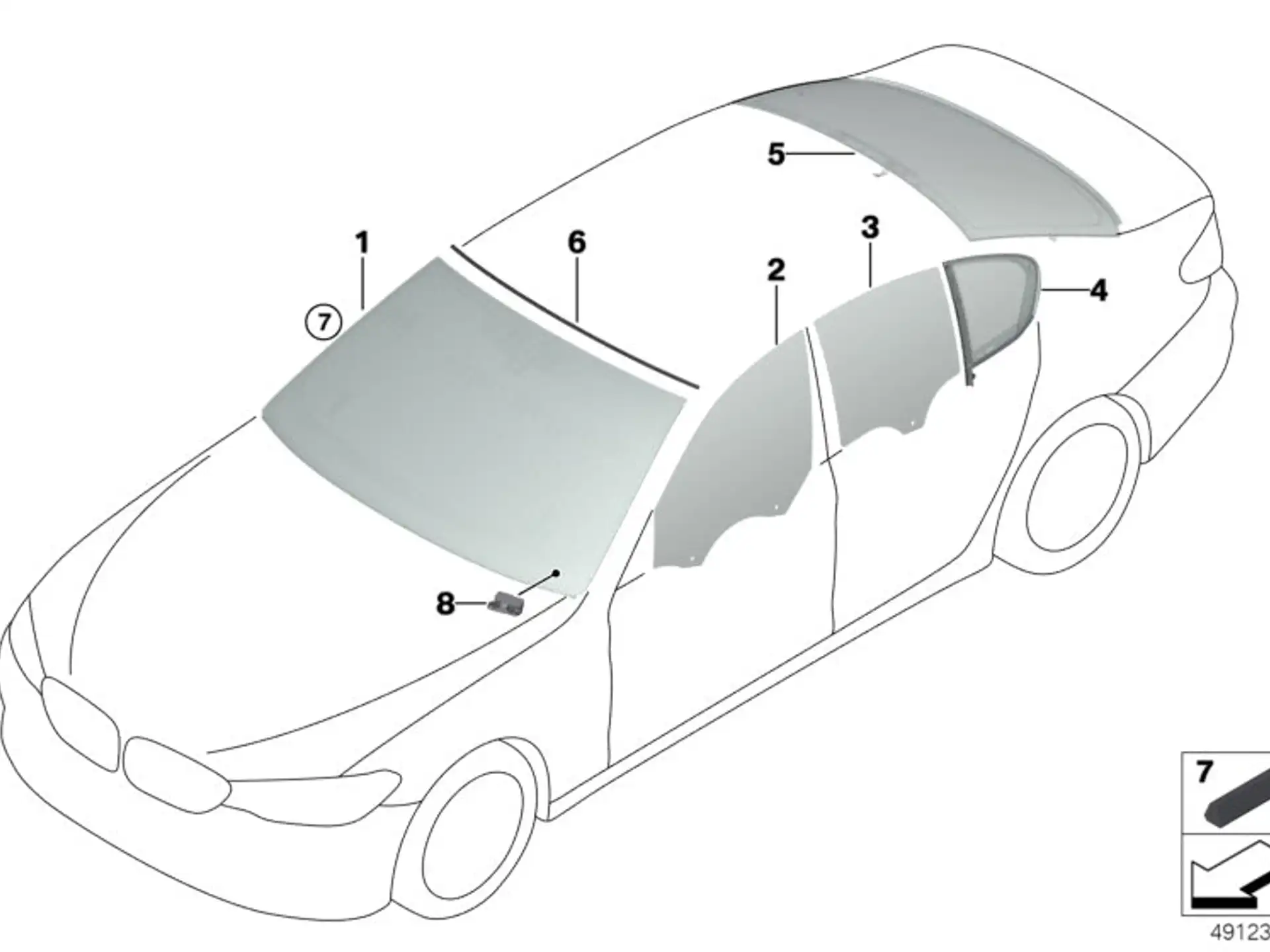 BMW Abdeckung Frontscheibe oben F90 G30 G31 51317388713