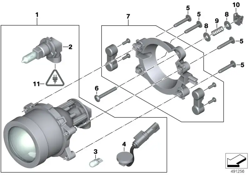 BMW Kabelbaum Standlicht K47 63128543853