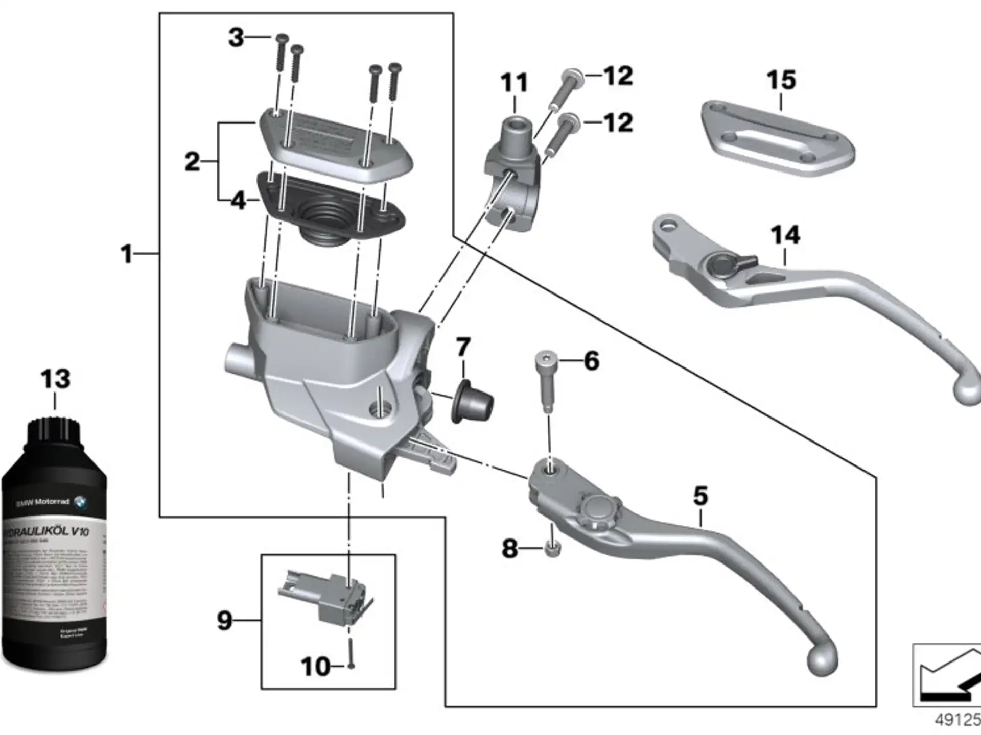 BMW ISA-Schraube K03 K08 K09 K21 K34 K48 K49 K50 K51 K52 K53 K54 K61 K67 K69 K70 K71 K72 K73 K75 K80 K81 K82 K83 K84 07129907400