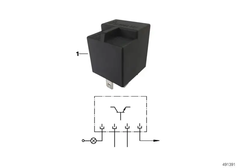 BMW Steuergerät Kraftstoffwarnlampe K41 61352305754