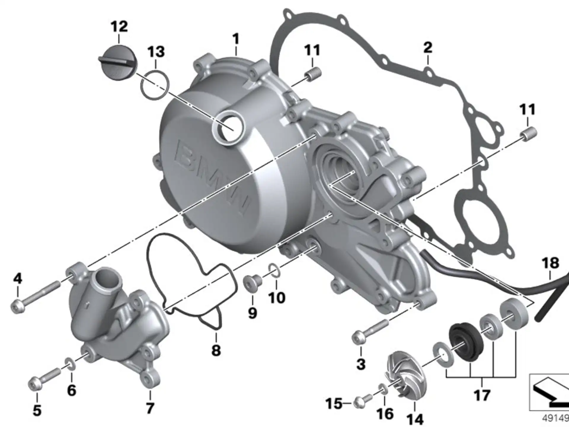 BMW Verschlussschraube K02 K03 11438562877