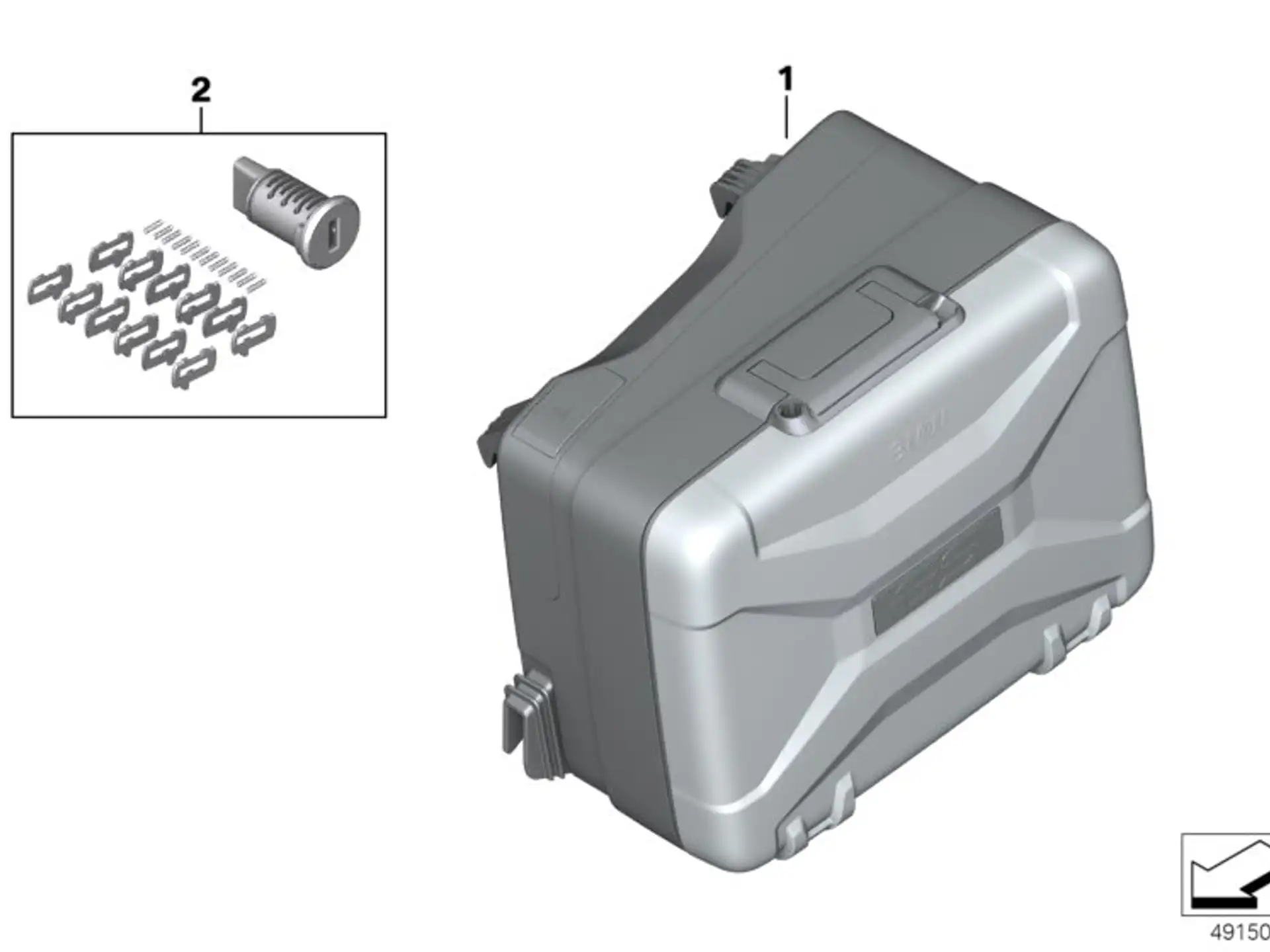 BMW Reparatursatz Schliesszylinder K80 K81 K82 K83 K84 77498404528