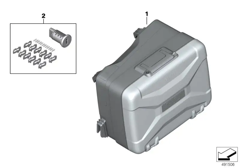 BMW Reparatursatz Schliesszylinder K80 K81 K82 K83 K84 7749840452