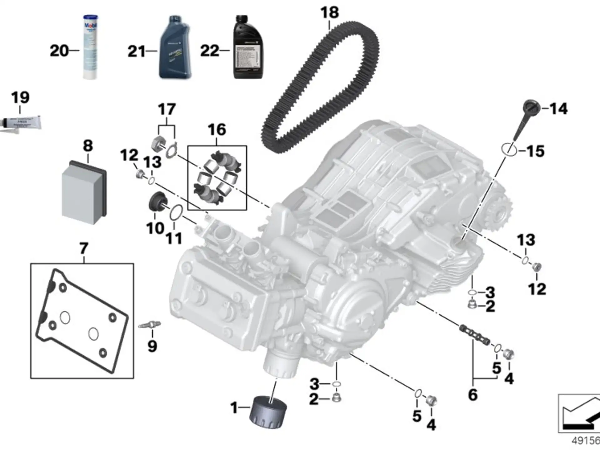 BMW Verschlussschraube 11427707090