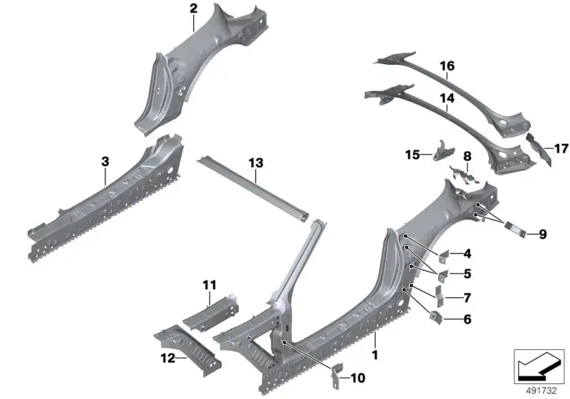BMW Heckleuchtentopf rechts G29 M40i 41218499040