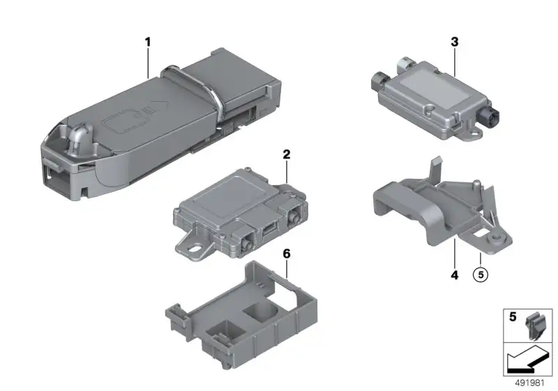 BMW Halter F39 F45 F46 F54 F55 F56 F57 F60 84109117830
