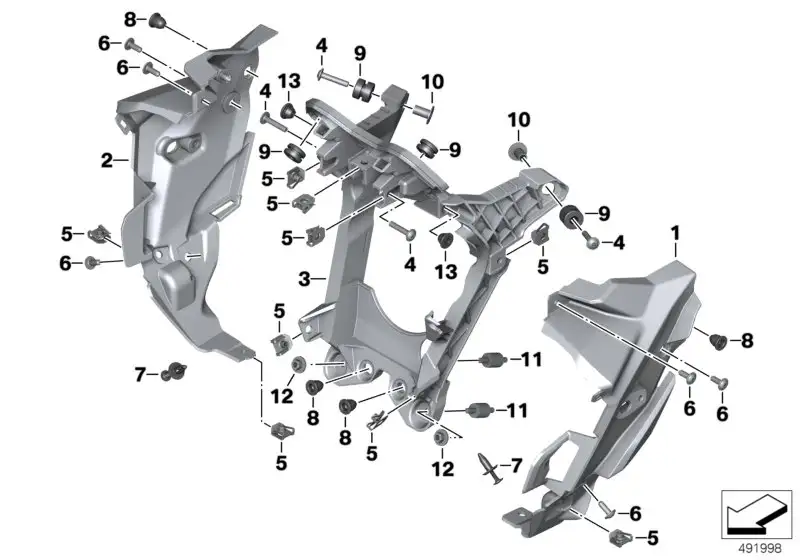 BMW Frontträger K73 46638546236 - Bildposition 03