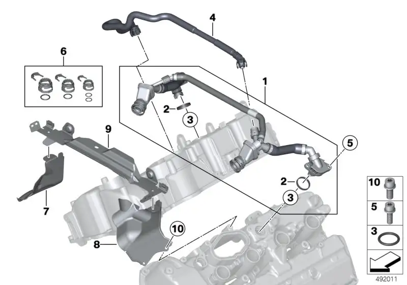 BMW O-Ring F01 F02 F06 F07 F10 F11 F12 F13 F15 F16 F85 F86 G11 G1