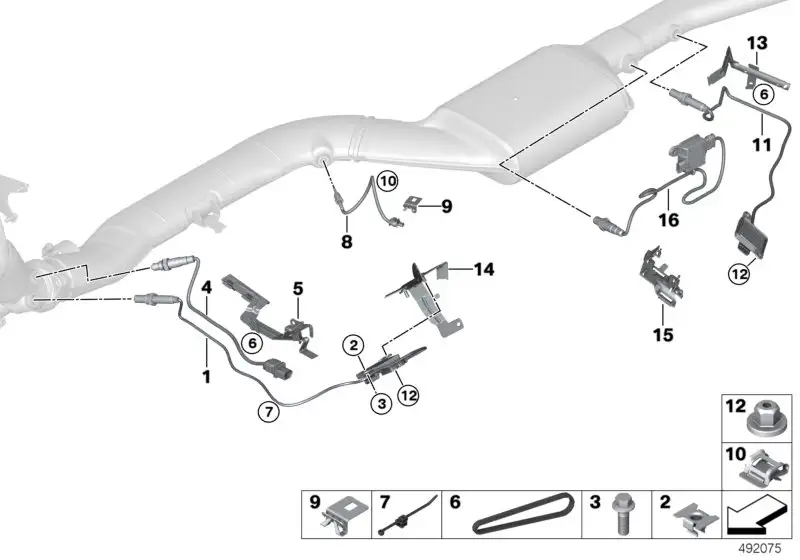 BMW Sechskantschraube 07119905726 - Bildposition 03