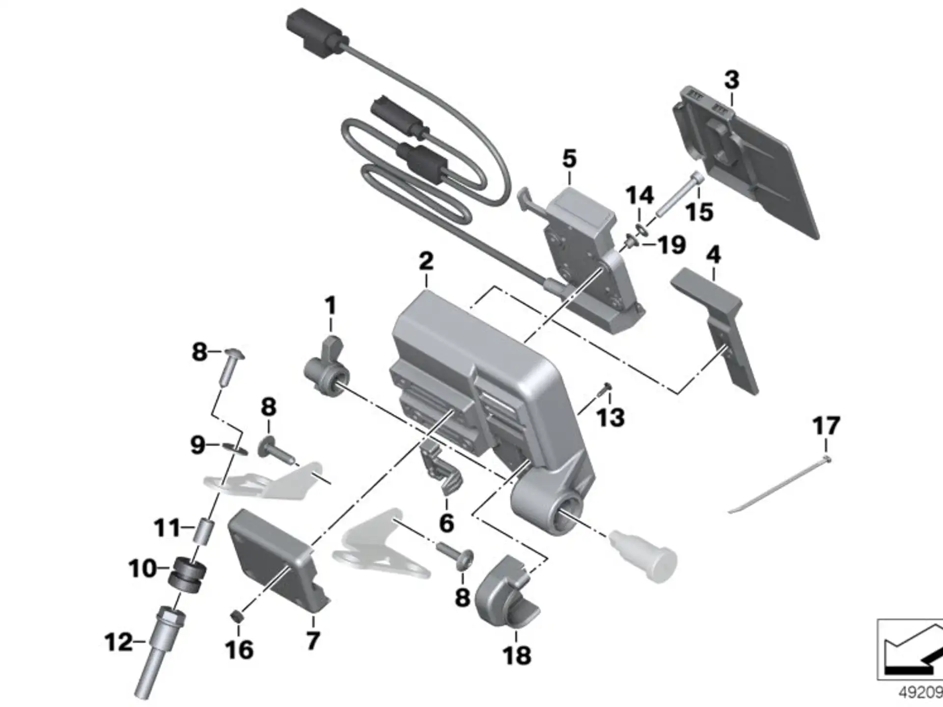 BMW Linsenschraube K21 K27 K50 K51 K53 K54 K69 K80 K81 K82 K83 K84 62118528443