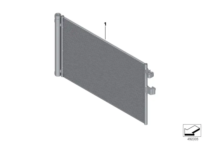 BMW Kondensator Klimaanlage mit Trockner F95 F96 G05 G06 G07 6453