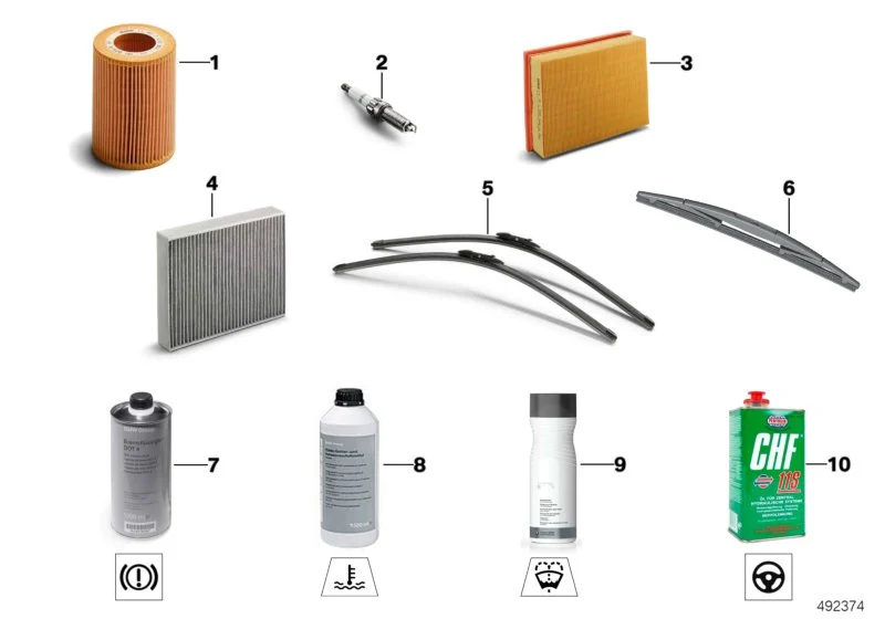BMW Kühlmittel i3, Konzentrat I01 I12 83512355296