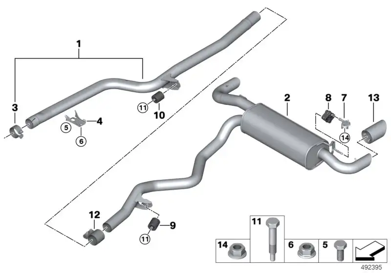 BMW Endrohrblende schwarzchrom G20 G21 18308485757 - 3er Limousin