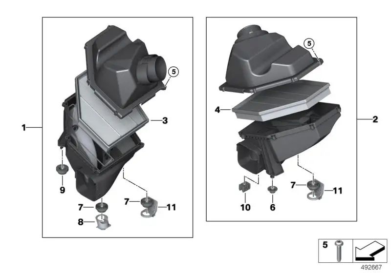 BMW Entkopplungselement F90 F91 F92 F93 G11 G12 G14 G15 G16 G30 1