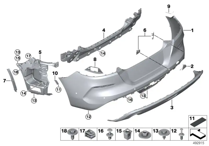 BMW Schutzfolie links G29 M40i 51127451901