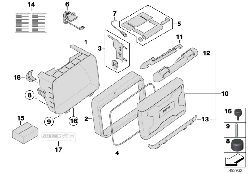 BMW Puffer K16 K18 K19 K25 K25H K26 K27 K28 K29 K41 K43 K48 K61 K70 K72 K75 R21A 52537664664