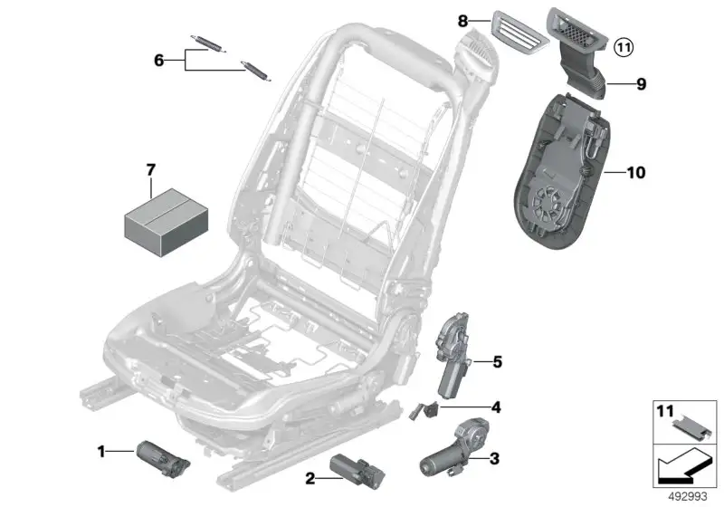 BMW Abdeckblende 52107340268 - Bildposition 08