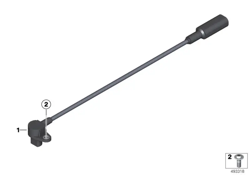 BMW Geschwindigkeitssensor K46 61317717876