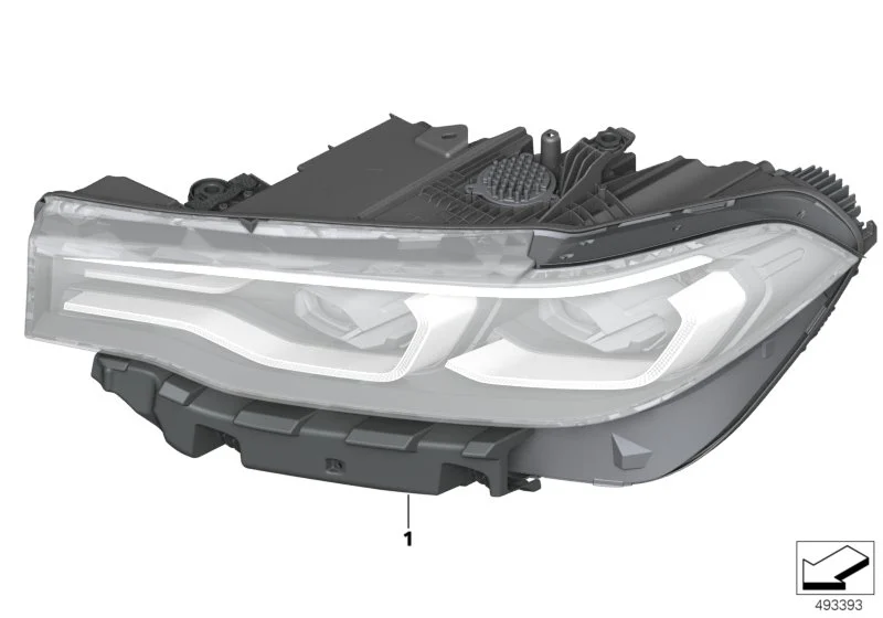 BMW Scheinwerfer Laserlicht rechts G07 63119852956