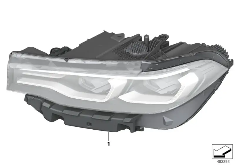 BMW Scheinwerfer Laserlicht links G07 63119852955
